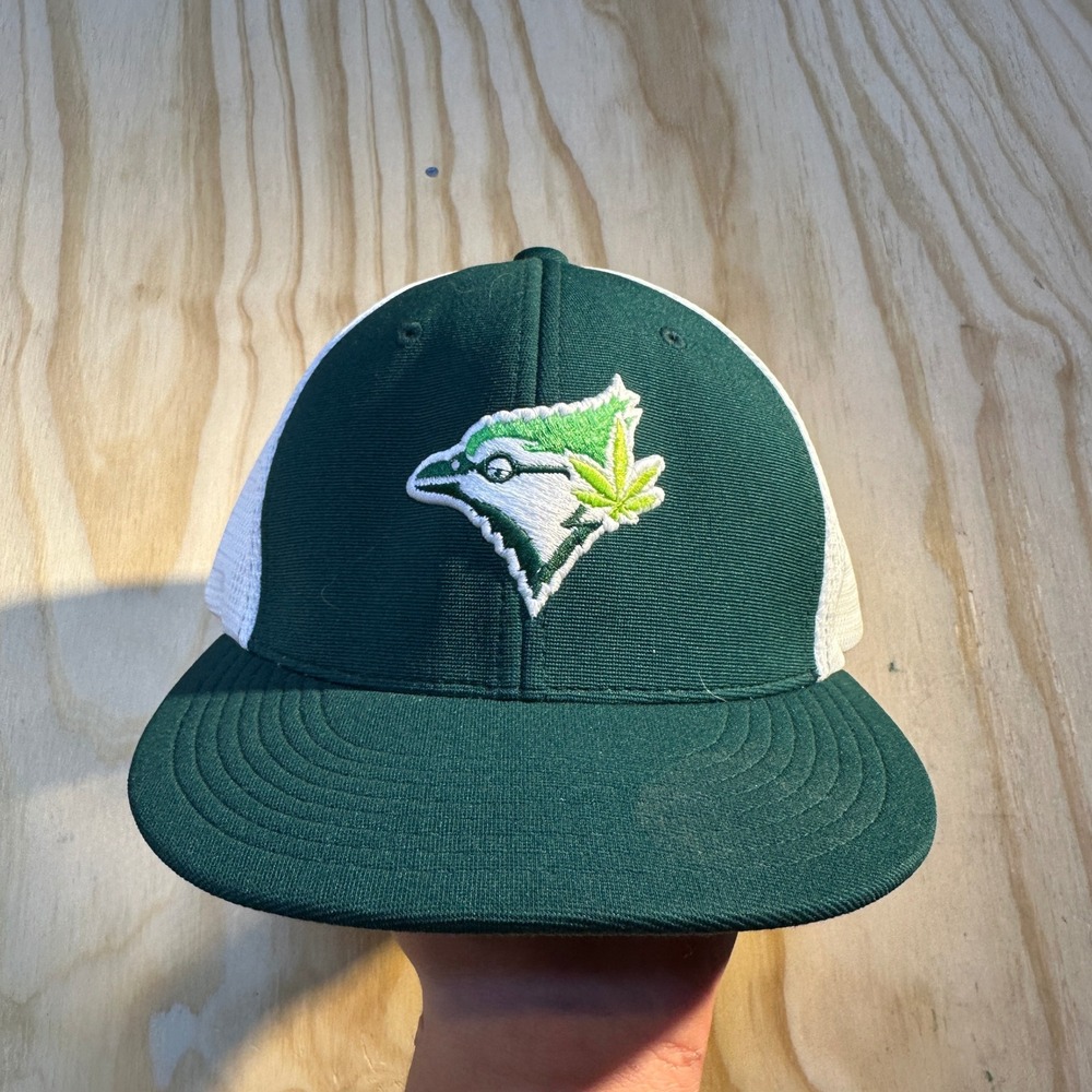 Pacific Headwear ES341 Green White Bird Leaf Parody Trucker Hat L XL